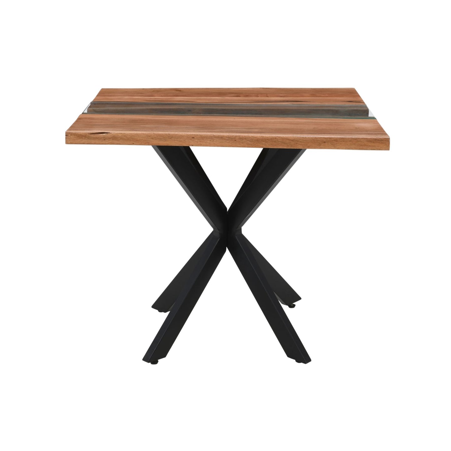 Live Edge Square River Dining Table