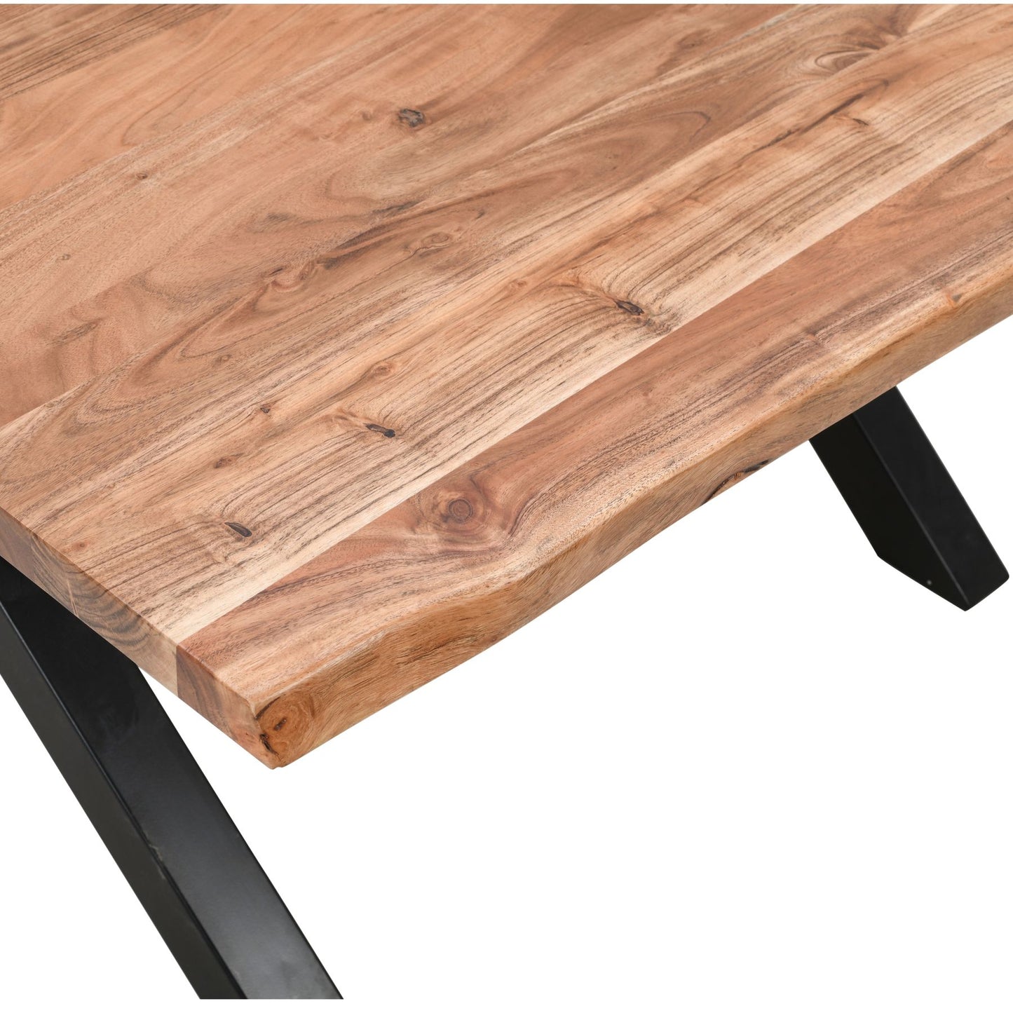 Live Edge Large Square Dining Table