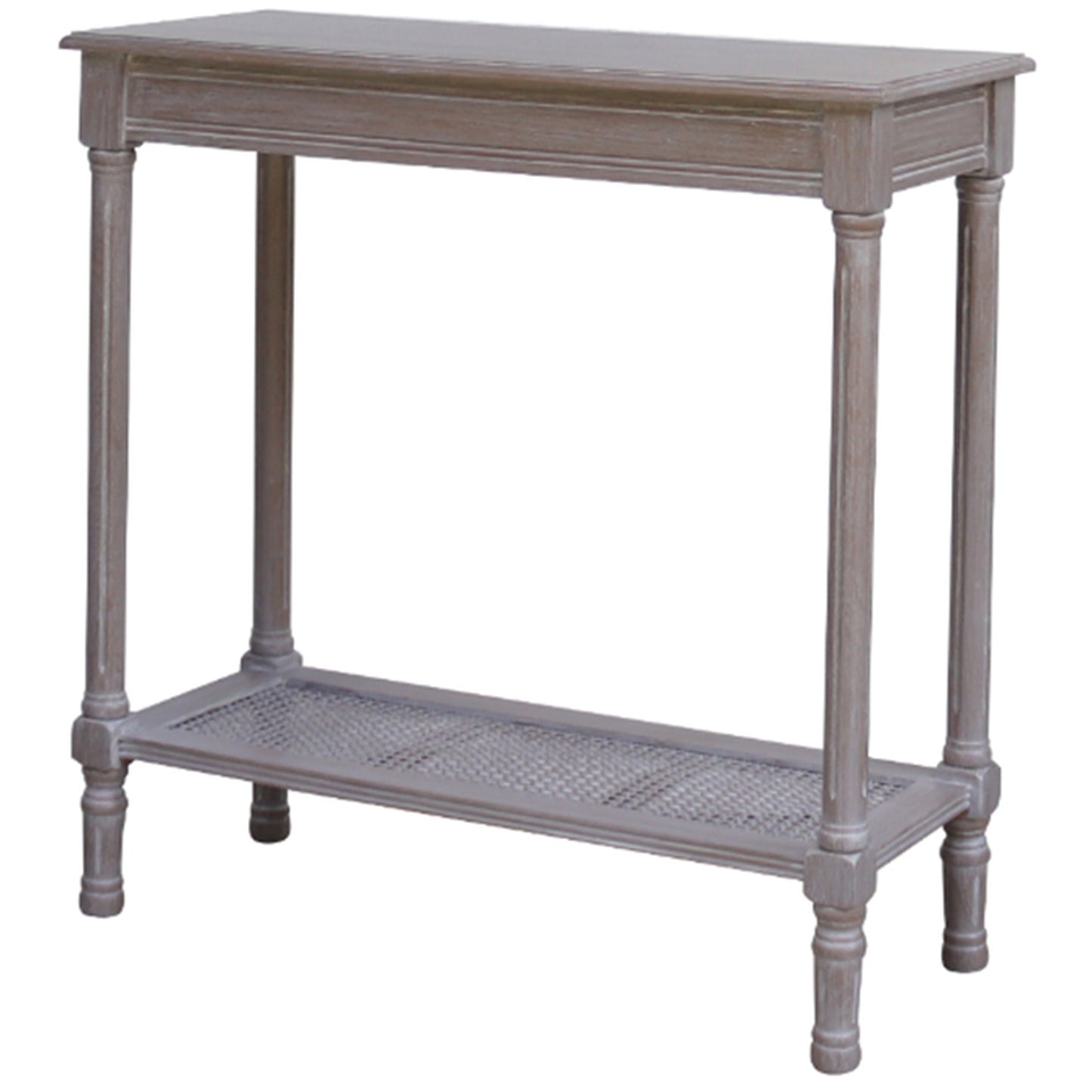 Serene Rattan Console Table