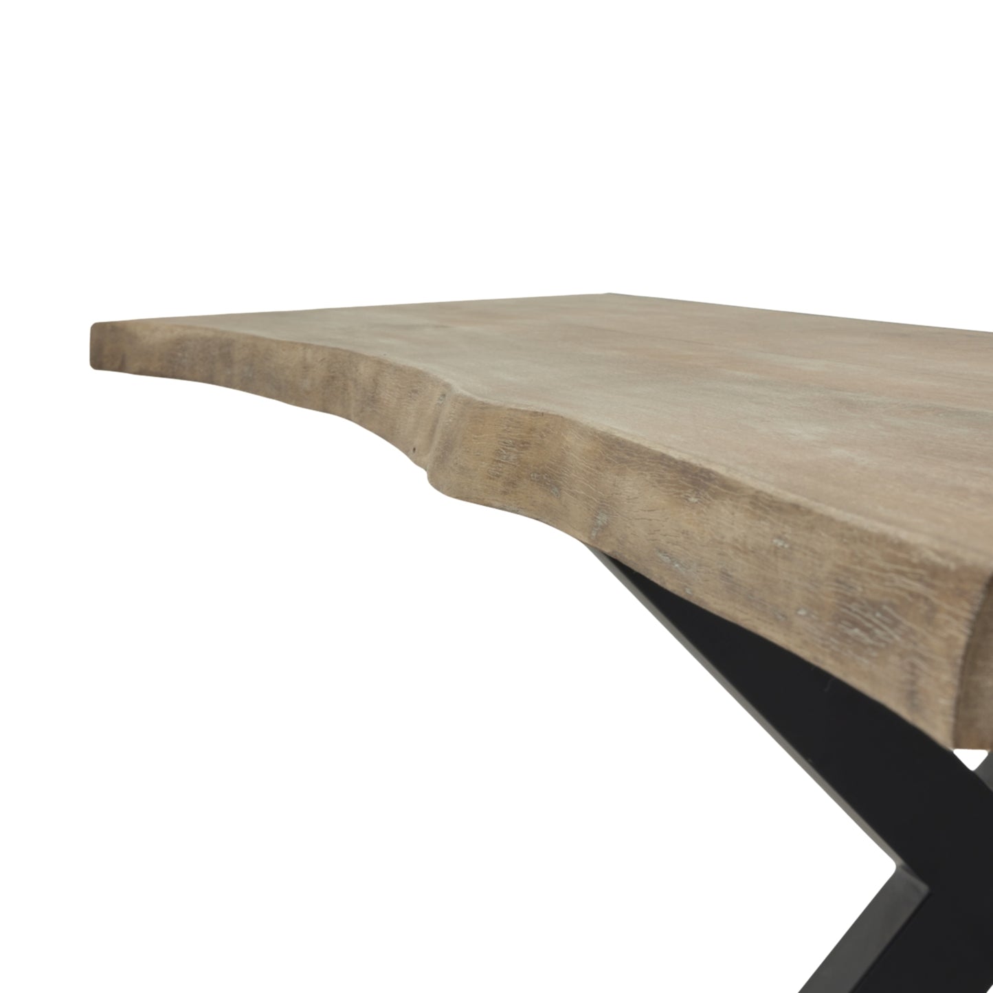 Live Edge Large Light Acacia River Dining Table