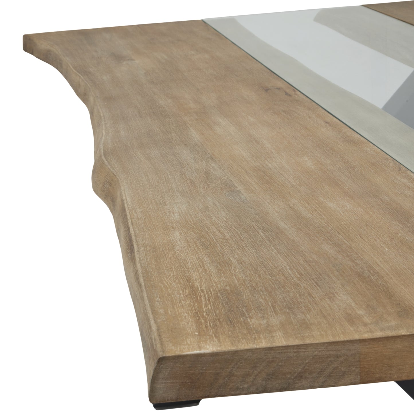 Live Edge Large Light Acacia River Dining Table