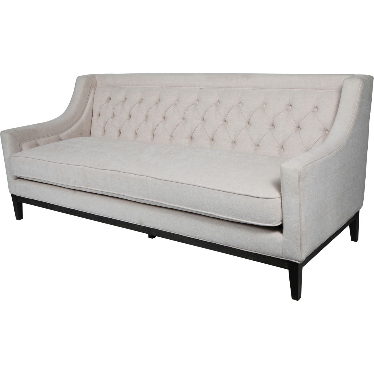 Theodore Buttoned Sofa Ivory