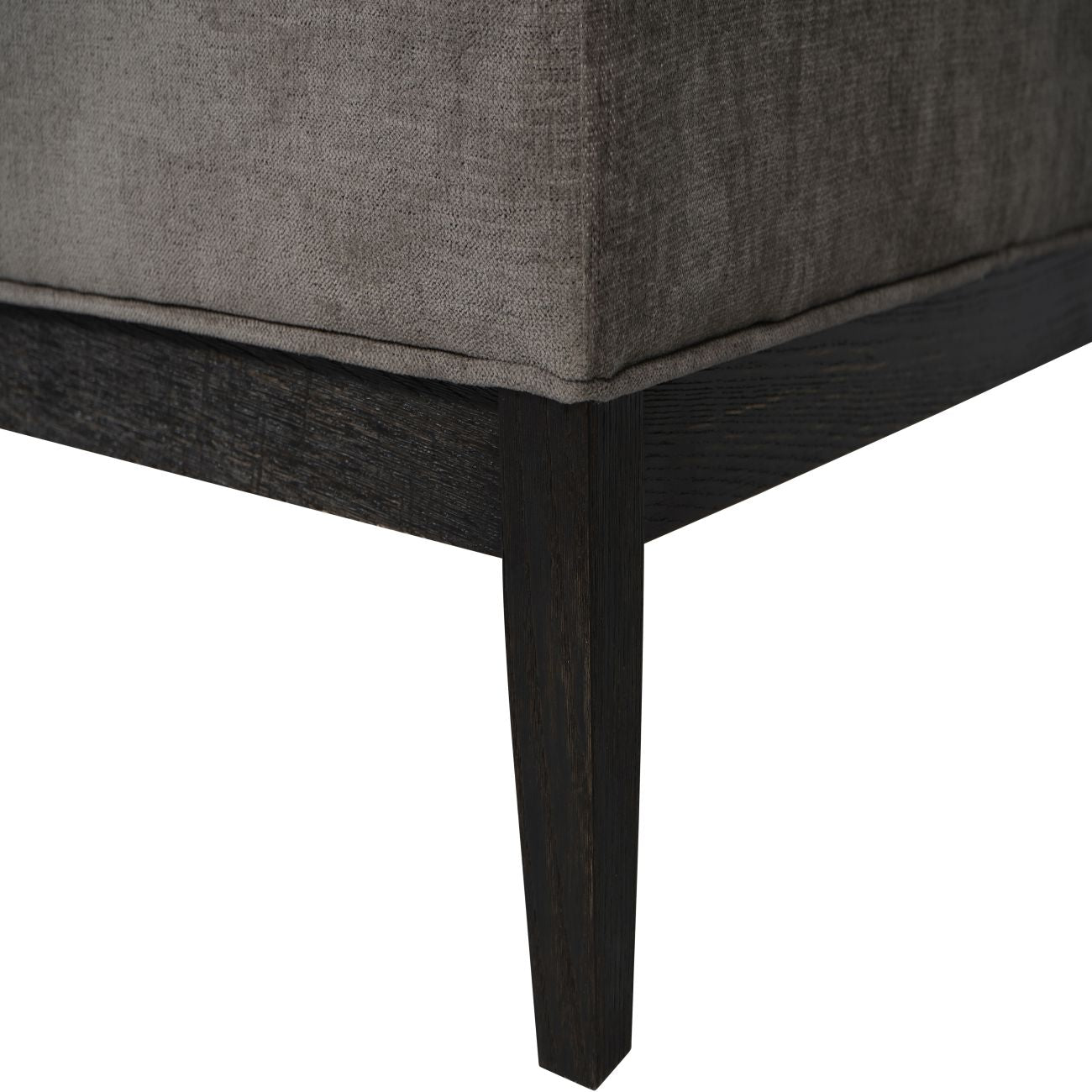 Theodore Buttoned XL Ottoman Warm Grey