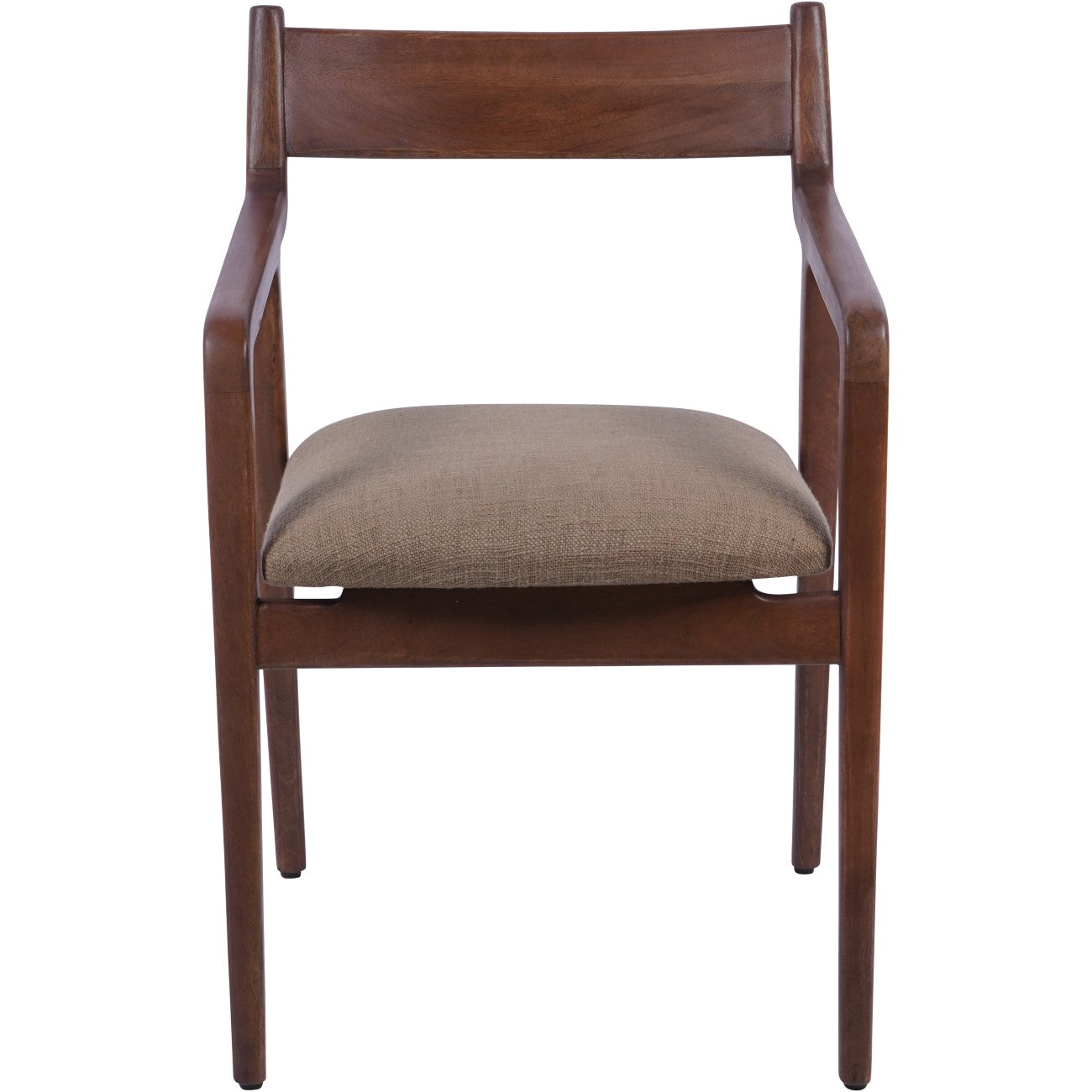 Monterey Wooden Upholstered Dining Chair Cappuccino (x2)