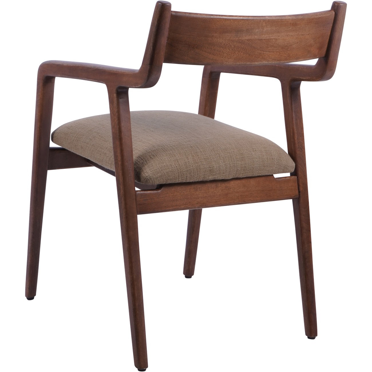 Monterey Wooden Upholstered Dining Chair Cappuccino (x2)