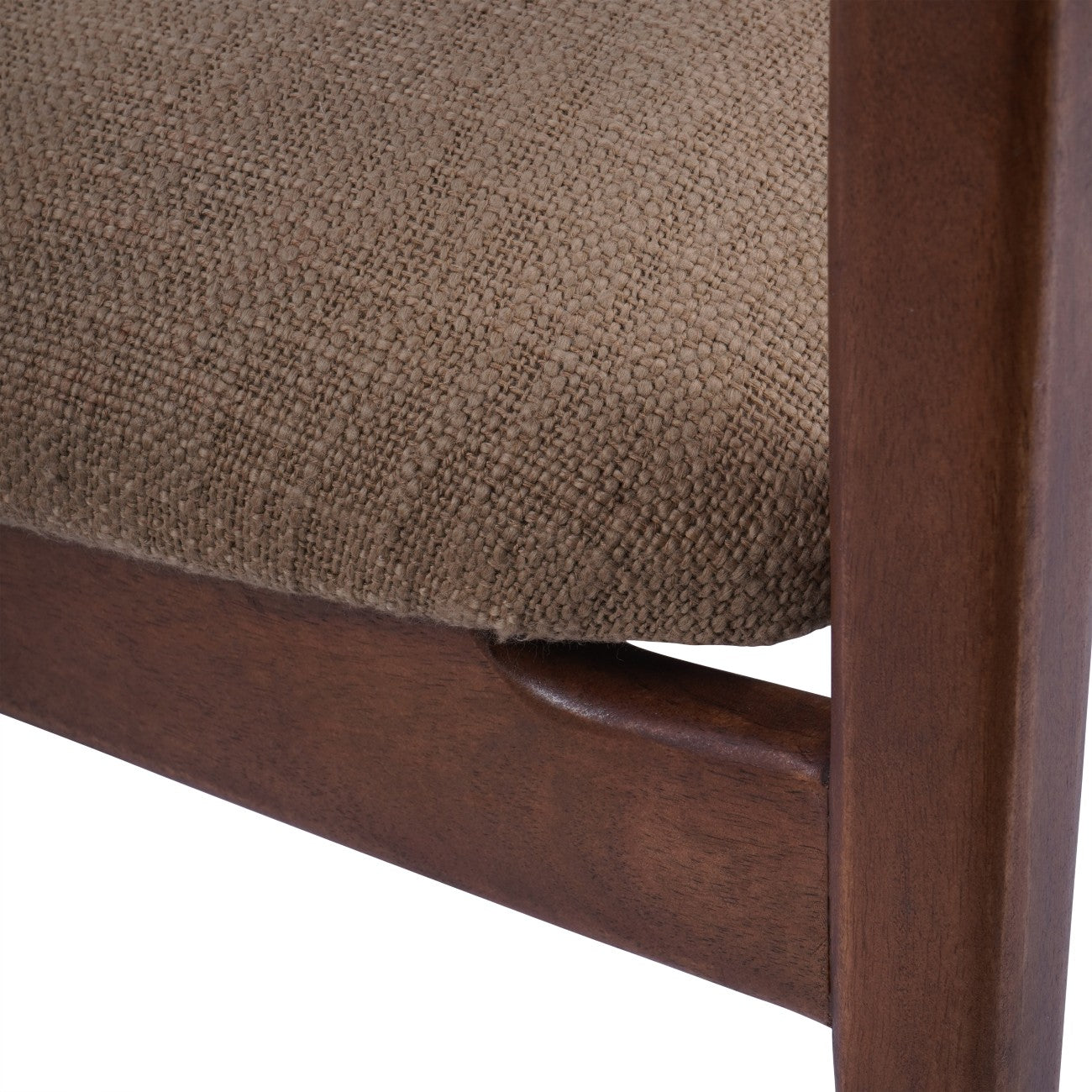 Monterey Wooden Upholstered Dining Chair Cappuccino (x2)