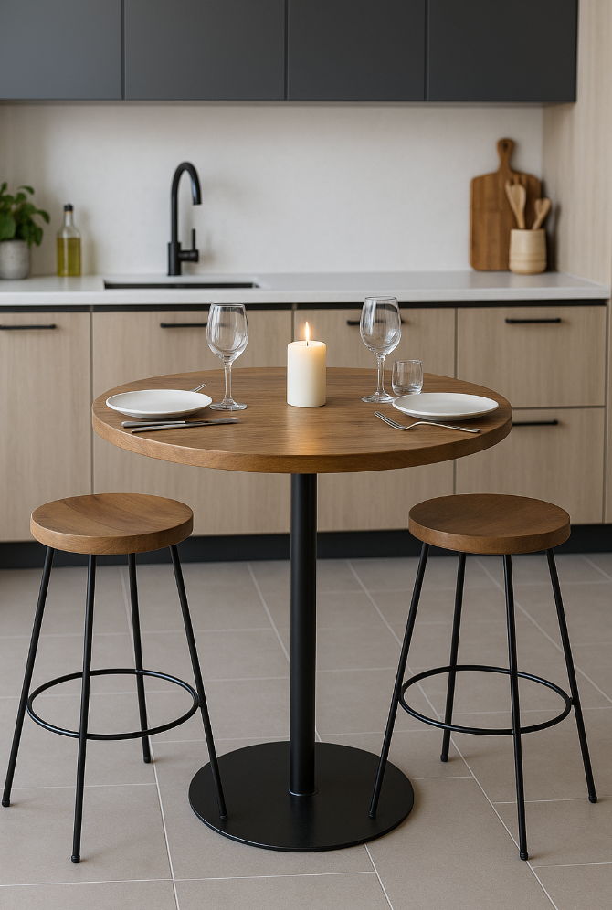 Franklin Hardwood Bar Table