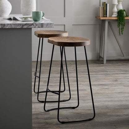 Franklin Hardwood Bar Stool