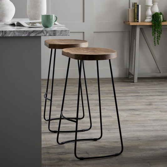 Franklin Hardwood Bar Stool