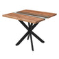 Live Edge Square River Dining Table