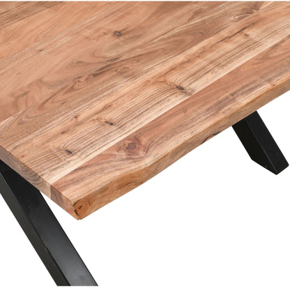 Live Edge Large Square Dining Table