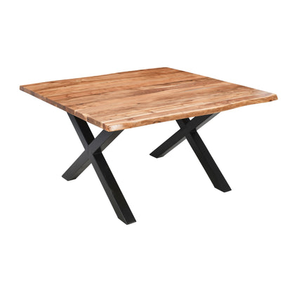 Live Edge Large Square Dining Table