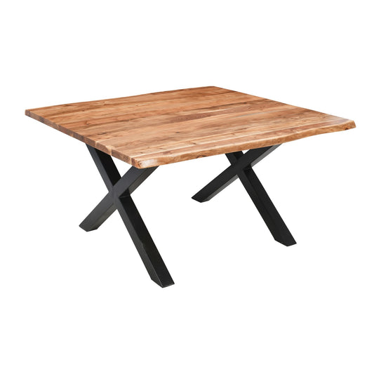 Live Edge Large Square Dining Table