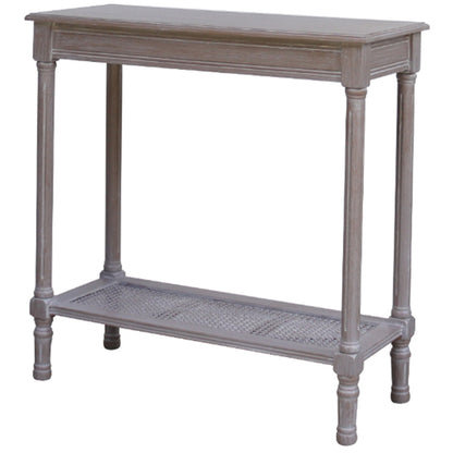 Serene Rattan Console Table