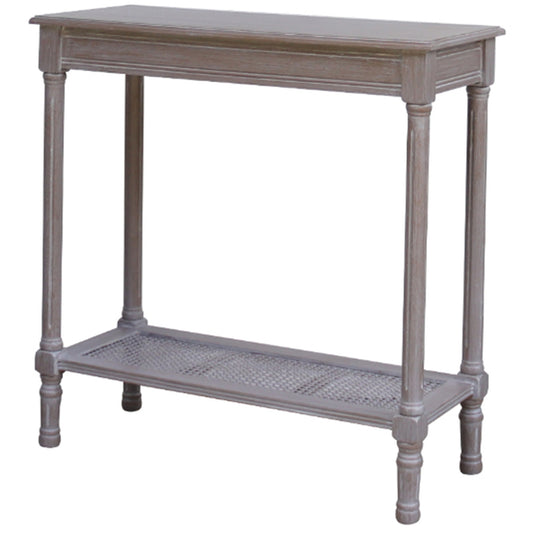 Serene Rattan Console Table