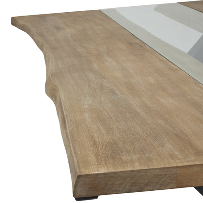 Live Edge Large Light Acacia River Dining Table