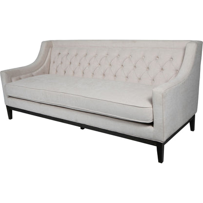 Theodore Buttoned Sofa Ivory