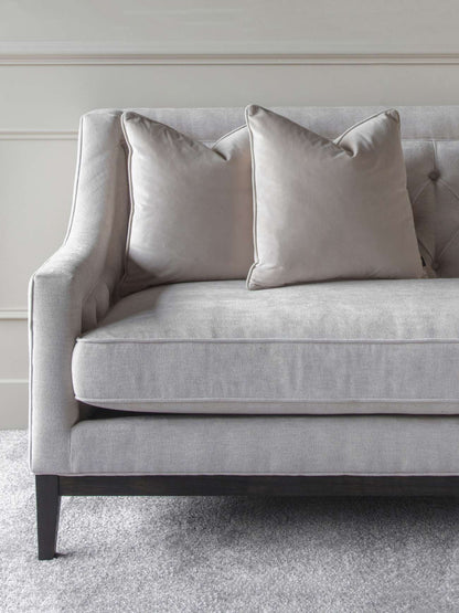 Theodore Buttoned Sofa Ivory