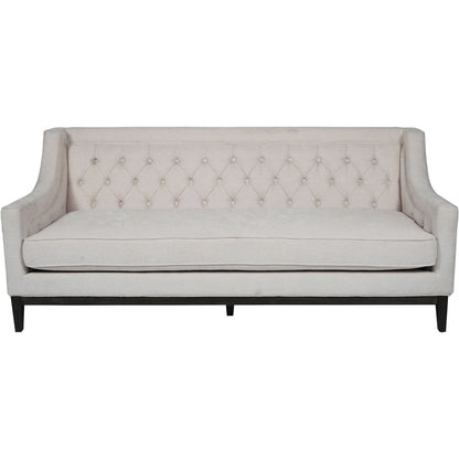 Theodore Buttoned Sofa Ivory