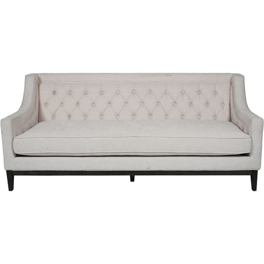 Theodore Buttoned Sofa Ivory