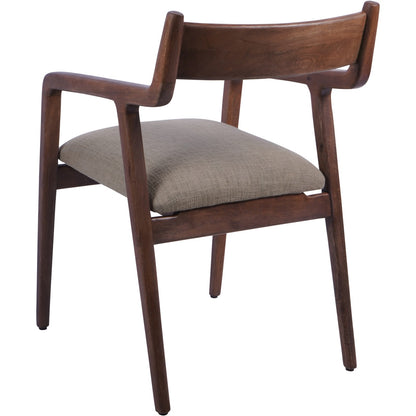 Monterey Wooden Upholstered Dining Chair Sage (x2)