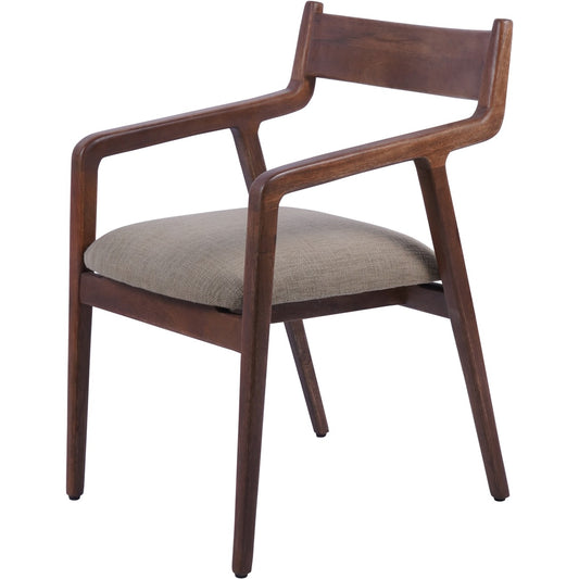 Monterey Wooden Upholstered Dining Chair Sage (x2)